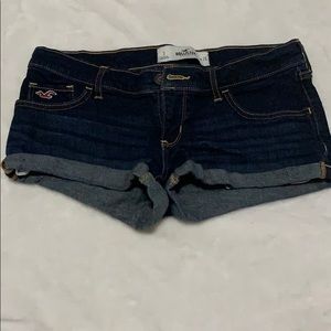 Hollister Dark Wash Shorts Size 3